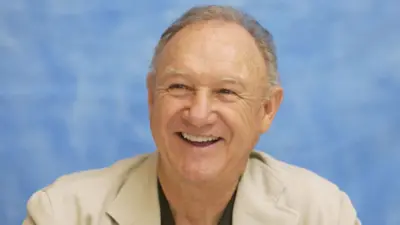 Gene Hackman smiling in a 2003 photo