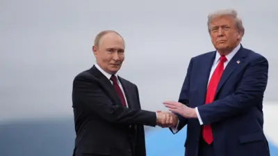 Путин и Трамп на Аляске