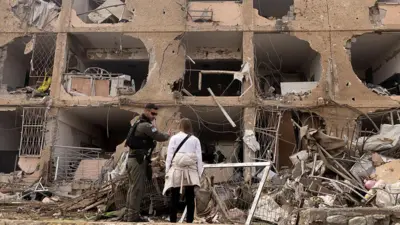 डिमोना में ईरानी हमले से बहुत नुक़सान हुआ है