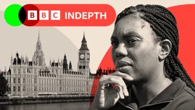 Promo image of Kemi Badenoch.