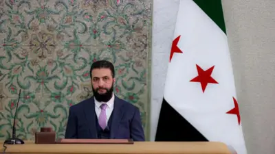 الرئيس السوري المؤقت أحمد الشرع 