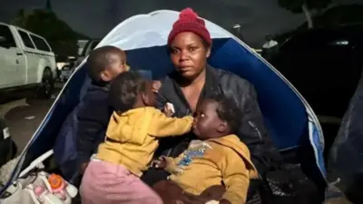 Esnat Joseph, ajoji to ni wọn ṣa ọkọ oun ladaa lori. Awọn ibẹta to bi wa lẹsẹ rẹ nibudo awọn alairilegbe ti wọn n farapamọ si ni South Africa