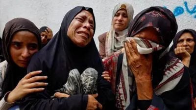 Ibu pemuda Palestina, Khaled al-Shinbari di Gaza (28 2025)