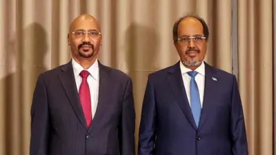 Ambaasaaddar Suleeyimaan fi Pirezidantii Somaaliyaa Hasan Sheek Mohaammud