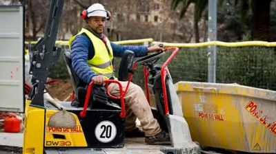 Trabajador migrante de la construcción.