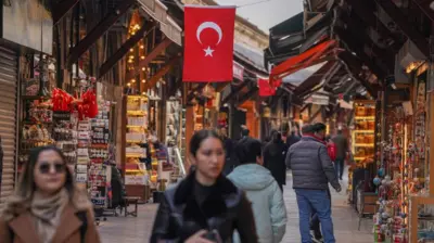 İstanbul'da bir kapalı çarşı