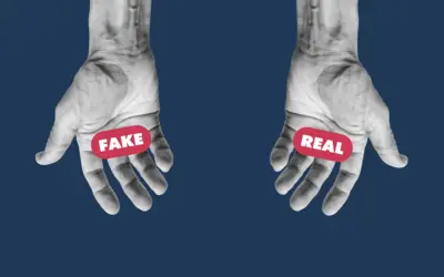 Ilustração de fake news