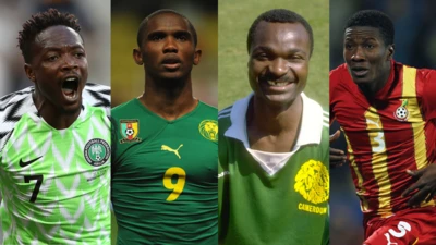 Ndekọ ihe ndị otu egwu bọọlụ si mpaghara Afrịka nwetere n'asọmpi Iko Mbaụwa