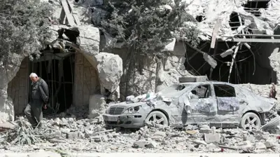 Varias zonas han sido demolidas en el sur del Líbano para crear lo que Israel describe como una "zona de amortiguamiento".