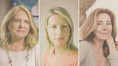Üç kadının portreleri yan yana.