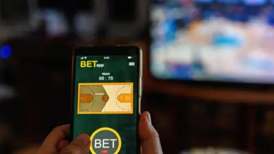 A man betting