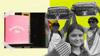 नेपाल निर्वाचन र जेन जी युवाहरूले राखेका मागसहितको साङ्केतिक तस्बीर