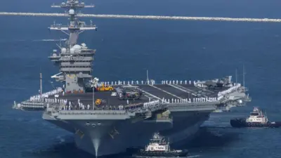 El portaaviones USS Carl Vinson. 