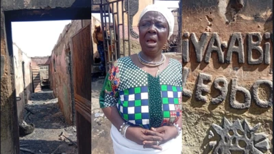 Asabi Olorisa kawọ gbera pẹlu aworan ile rẹ to jona