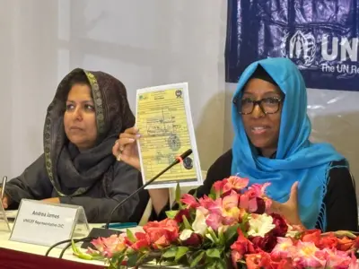 کابل کې د ملګرو ملتونو د کډوالو چارو ادارې خبري کنفرانس
