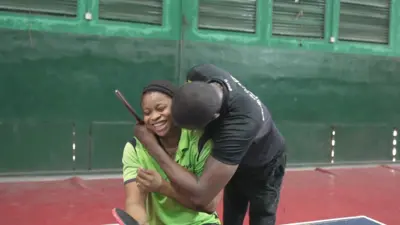 Kayode kissing Christiana 