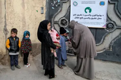 کارزار فلج اطفال در هرات 
