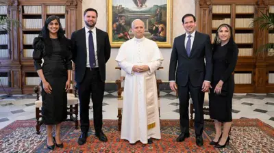 папа римський, лев XIV, венс, уша венс, рубіо 