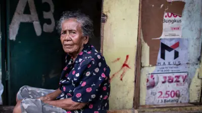 Potret permukiman kumuh di Jakarta.