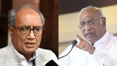 आरएसएस पर दिग्विजय सिंह की सोशल पोस्ट पर कांग्रेस के शीर्ष नेतृत्व ने प्रतिक्रिया दी है