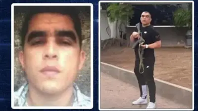 Pôster com imagens de Niño Guerrero divulgado pelo governo venezuelano em 2023