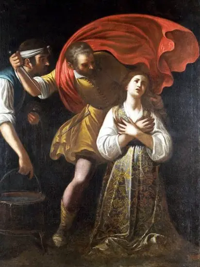 Martírio de Santa Luzia - Minniti