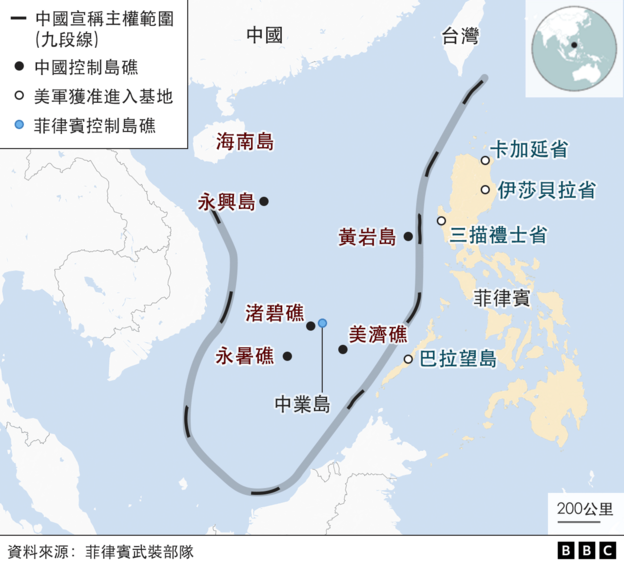 南海爭端:菲律賓稱中國艦船接近「中業島」 中菲關係是否出現變化 - BBC News 中文