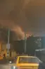 دود سفید در آسمان شب بوشهر