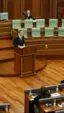Aljbin Kurti govori u Skupštini Kosova.