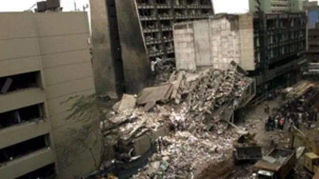 Tòa đại sứ Mỹ tại Nairobi năm 1998