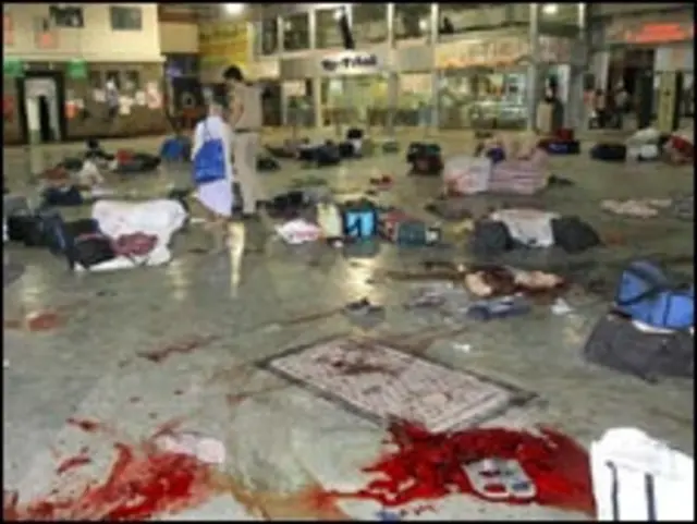 یکی از هدفهای مهاجمان در بمبئی