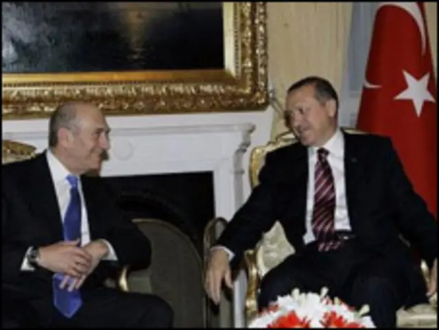 اردوغان و اولمرت