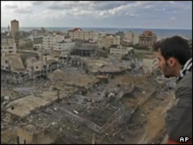 یکی از مراکز امنیتی حماس در غزه