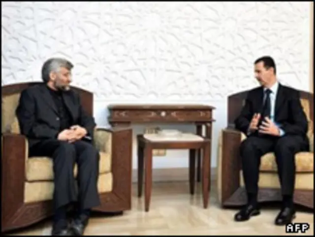 بشار اسد و سعید جلیلی