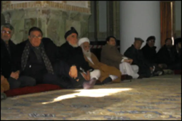 شماری از اعضای کابینه در مراسم عاشورا