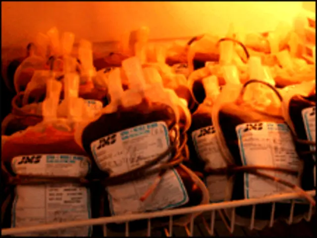 خون های اهدا شده