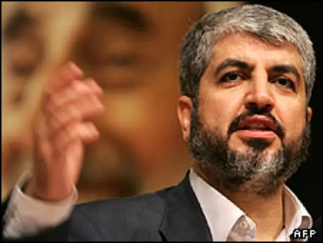 خالد مشعل با استقرار نیروهای بین المللی حافظ صلح مخالفت کرد