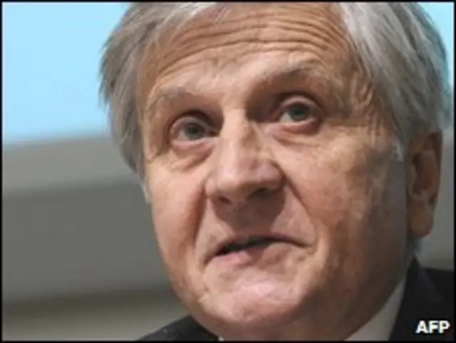 Jean-Claude Trichet, presidente do BC Europeu