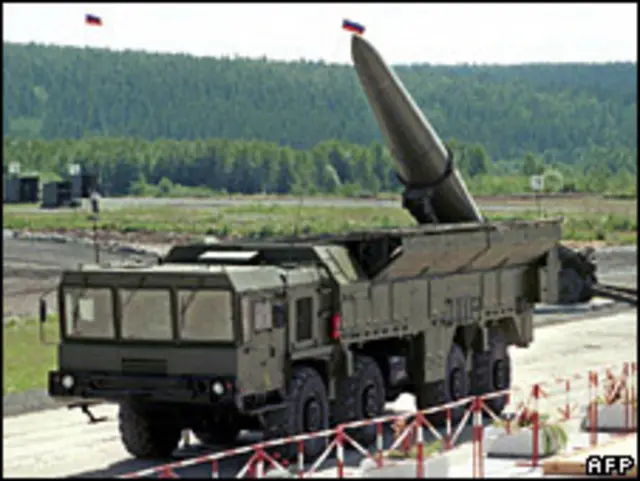 O sistema de mísseis Iskander (arquivo)