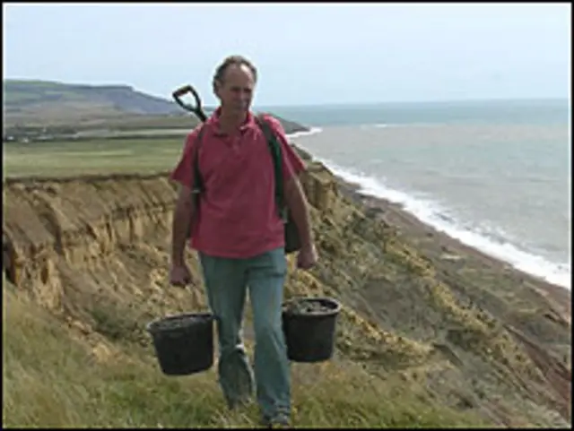 O paleontólogo Steve Sweetman