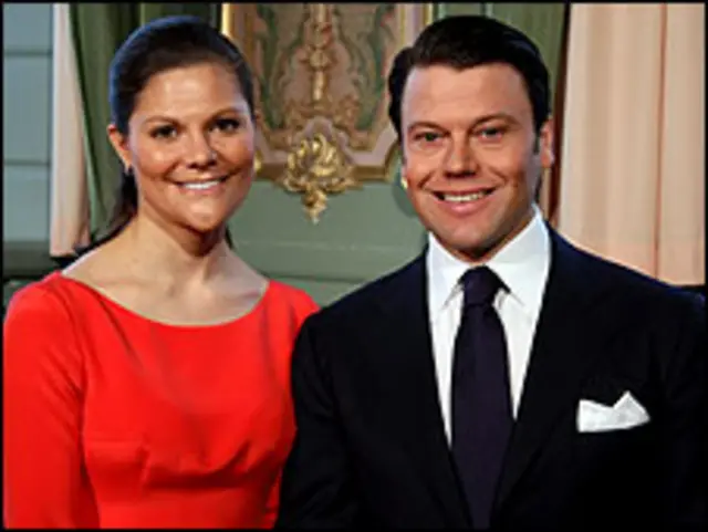 Princesa Victoria e Daniel Westling