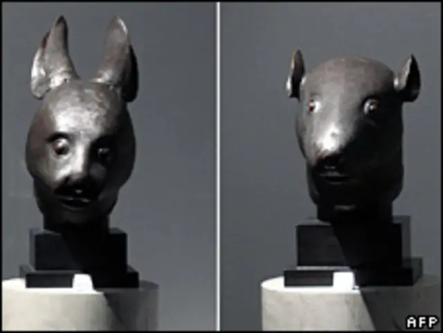 estatuetas foram arrematadas por comprador chinês