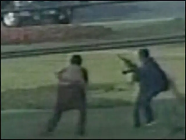 لنکن ٹیم پر حملہ