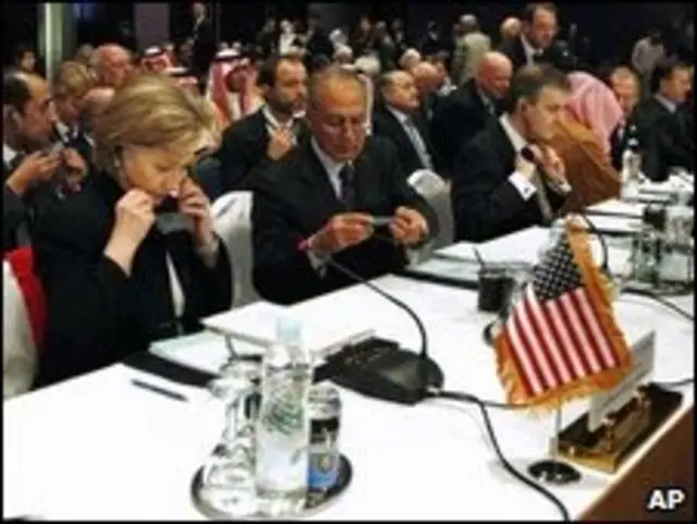 Hillary Clinton em Sharm el-Sheikh