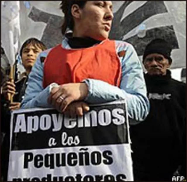 Manifestação na Argentina