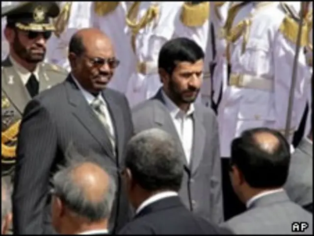 احمدی نژاد و البشیر