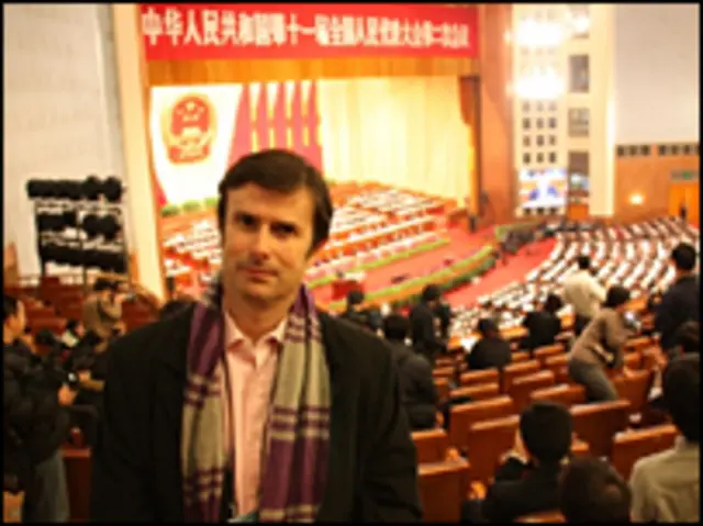Robert Peston tại Quốc hội TQ