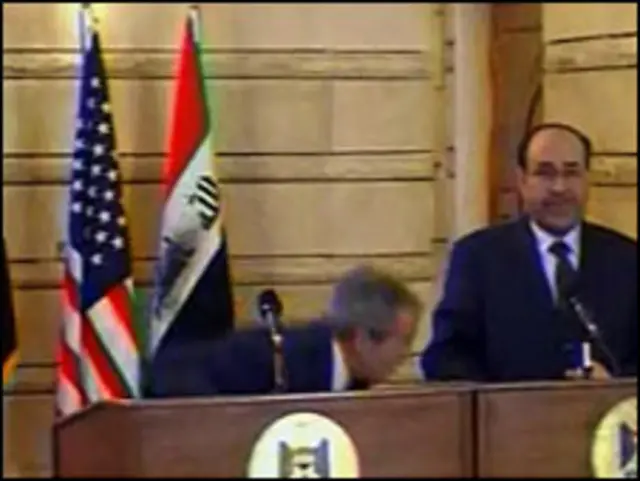 بش کا آخری دورۂ عراق 