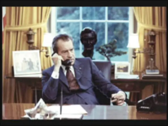 Tổng thống Nixon khi còn cầm quyền tại Tòa Bạch Ốc