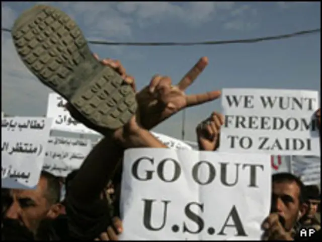 بازداشت آقای الزیدی تظاهرات گسترده ای را در عراق به همراه داشت